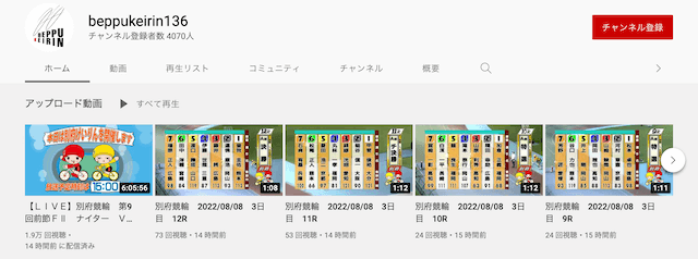 別府競輪　ライブ　画像