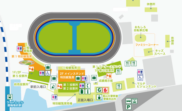 富山競輪　施設　画像
