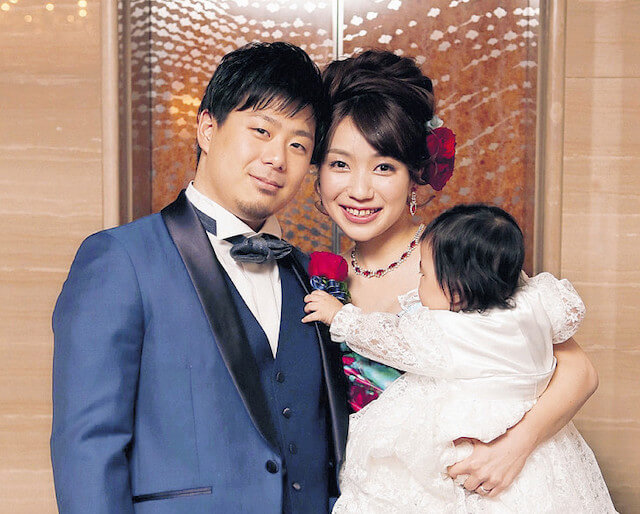 野原雅也選手と小川美咲さんの結婚画像