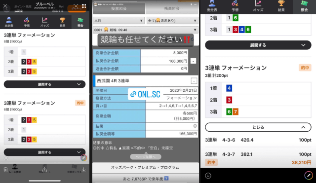 勝者マンの予想内容