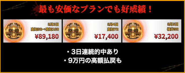 競輪リッチ　神殿　的中実績