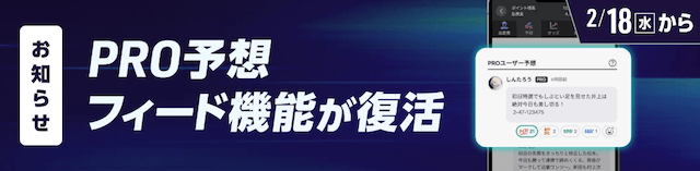 ウィンチケット プロ予想 復活