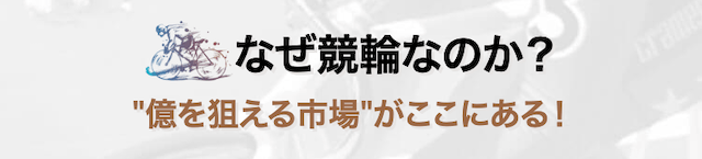 トリリオン競輪　特徴