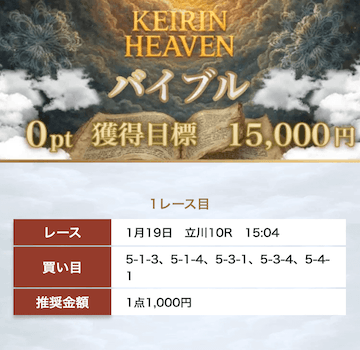 競輪ヘブン 無料予想 20260119
